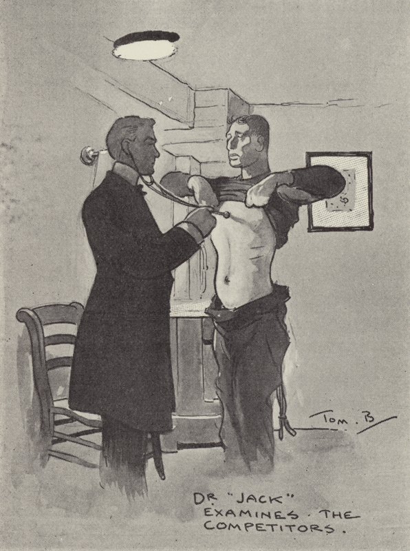 Dr Jack examine les concurrents - Tom Browne