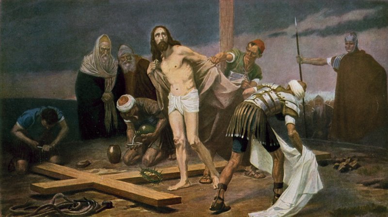 Jésus est dépouillé de ses vêtements avant sa crucifixion - Unbekannt Unbekannt