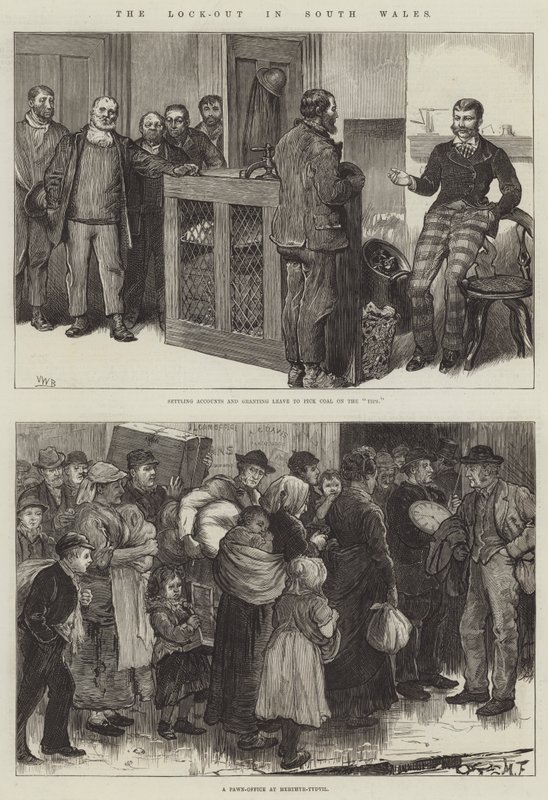 Le Lock-Out au Pays de Galles - Valentine Walter Lewis Bromley