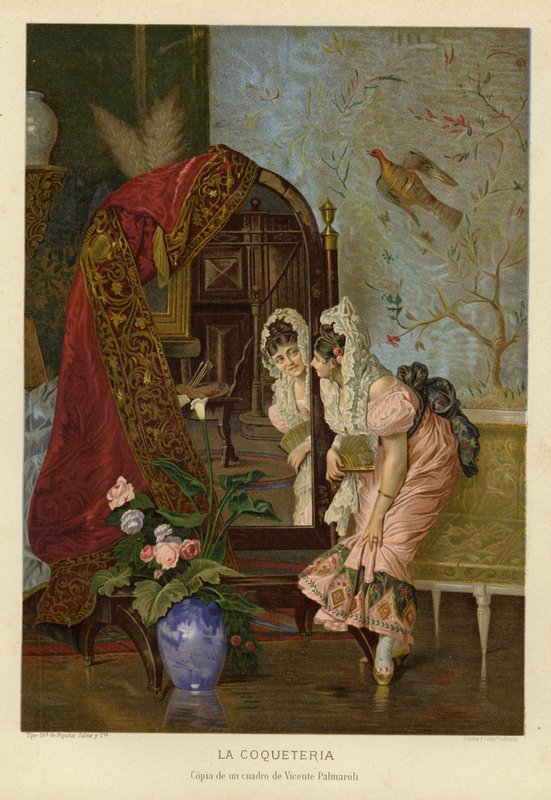 Coquetterie - Vincente Gonzalez Palmaroli
