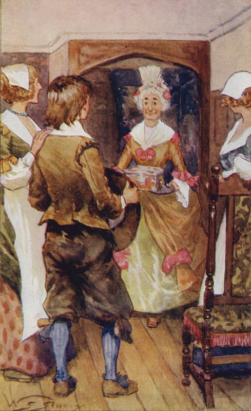 Elle tenait dans ses mains une petite boîte cerclée de fer - W.S. Stacey