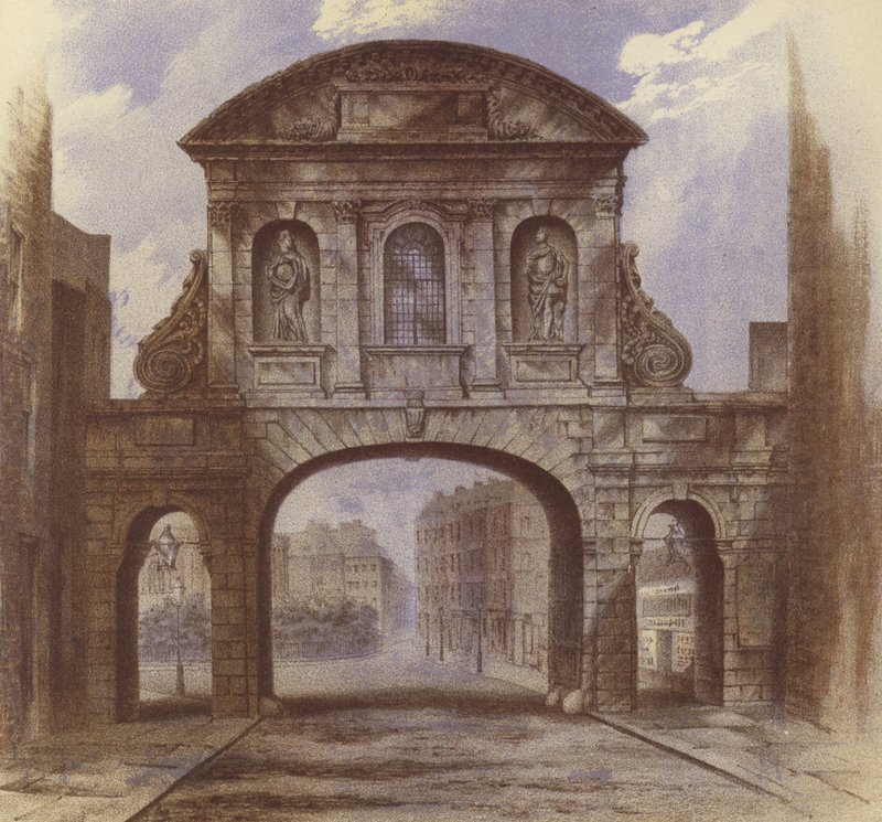 Temple Bar, Fleet Street - Waldo Sargeant