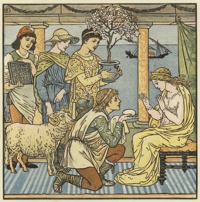Les Quatre Présents - Walter Crane