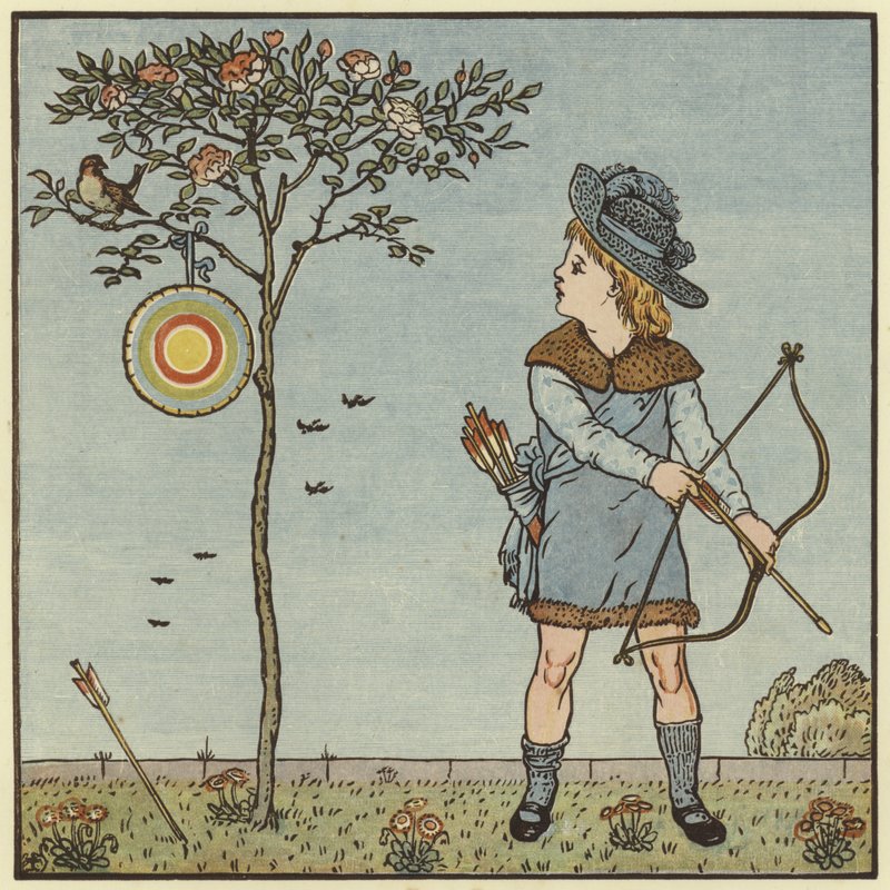 Le Petit Moineau - Walter Crane