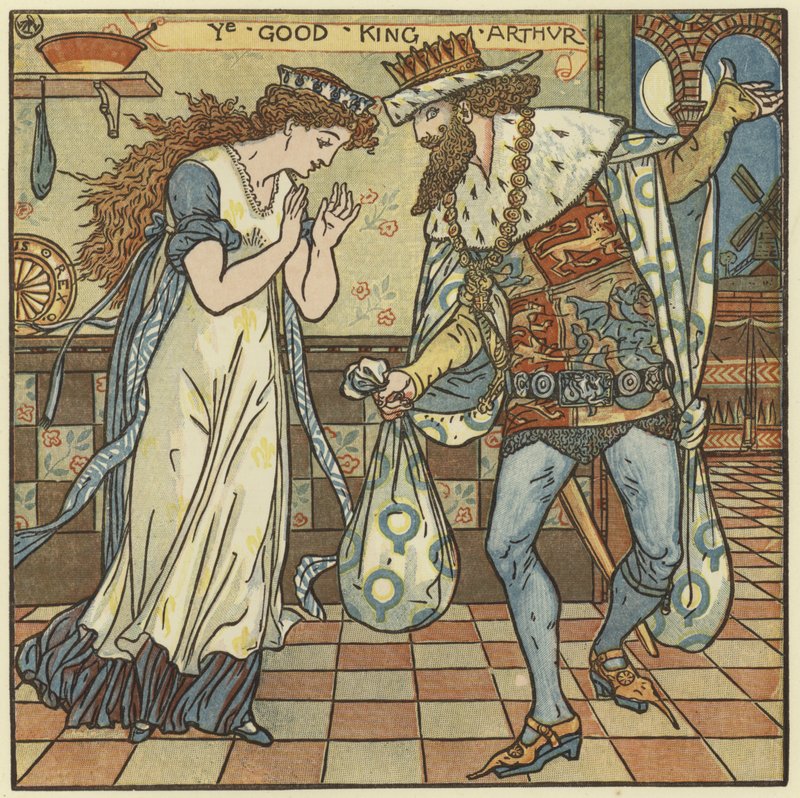 Le bon roi Arthur - Walter Crane