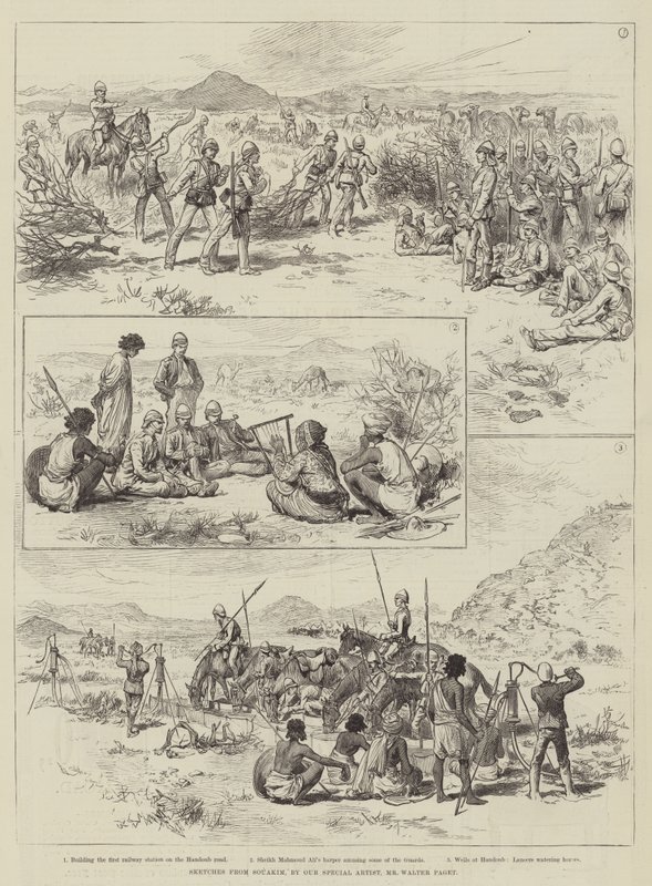 Esquisses de Souakim - Walter Paget
