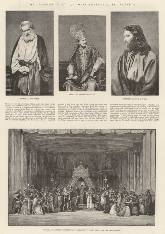 La Passion à Ober-Ammergau, en Bavière - Walter Paget