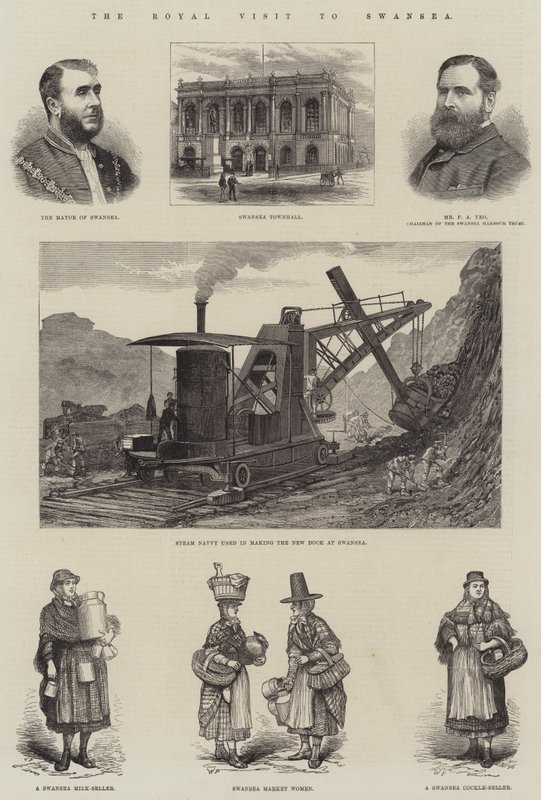 La Visite Royale à Swansea - Walter Paget
