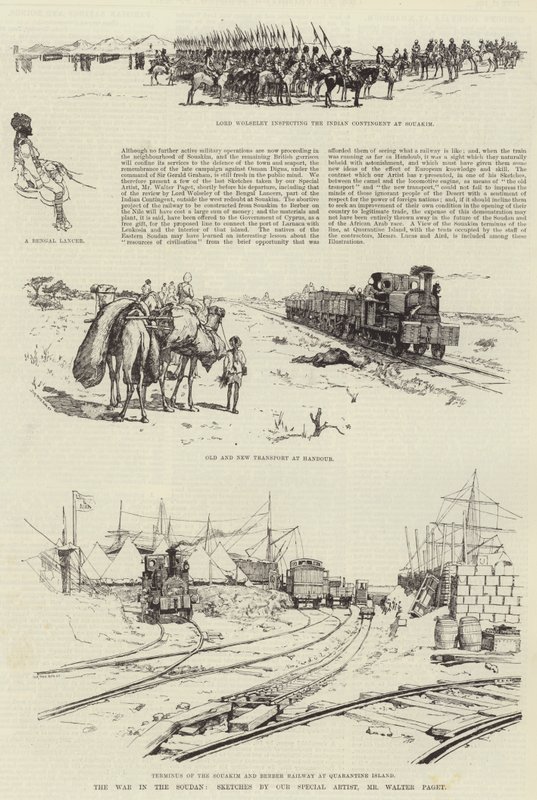 La guerre au Soudan - Walter Paget