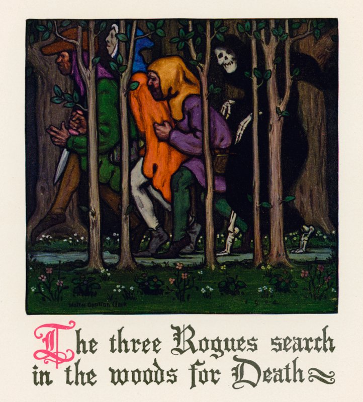 Chaucer : Le Conte du Pardonneur - Walter Appleton Clark