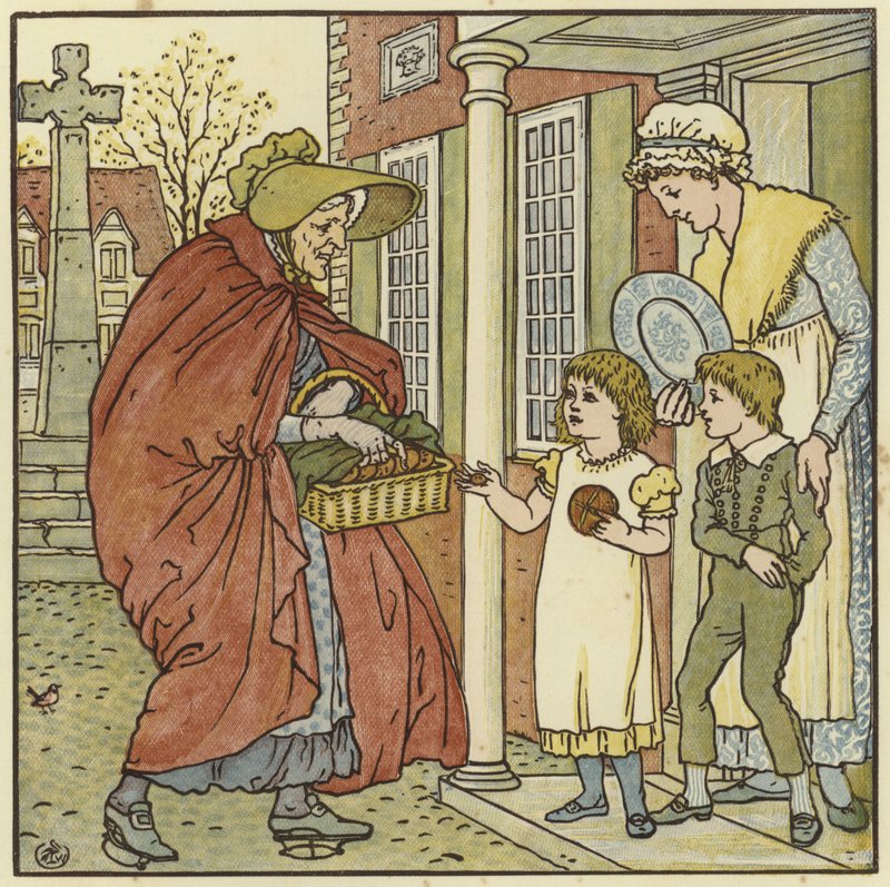 Hot Cross Buns - Walter Crane
