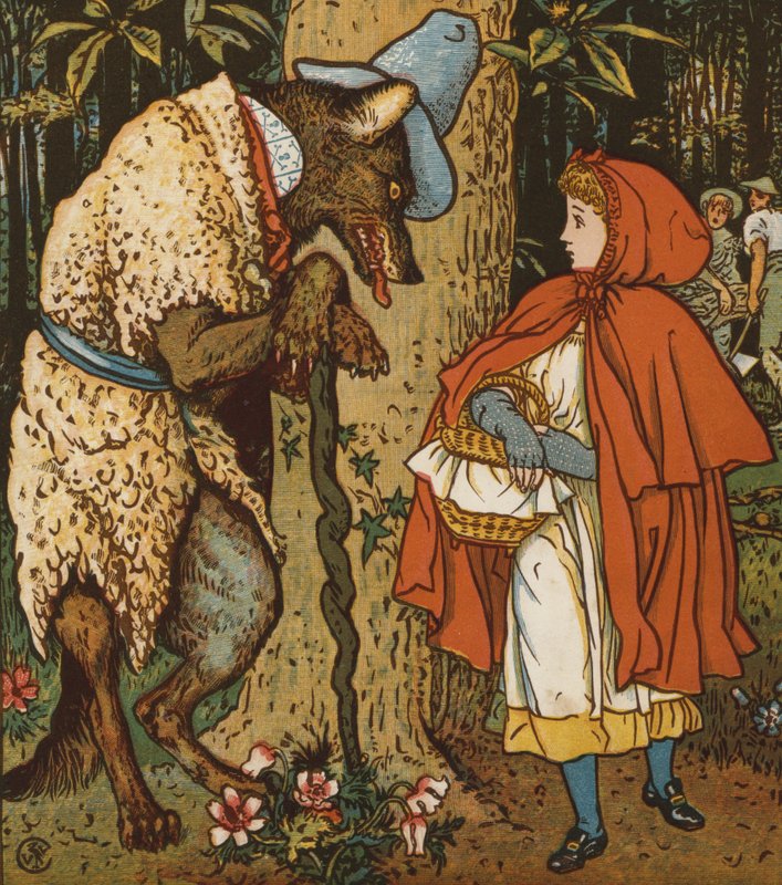 Le Petit Chaperon rouge - Walter Crane