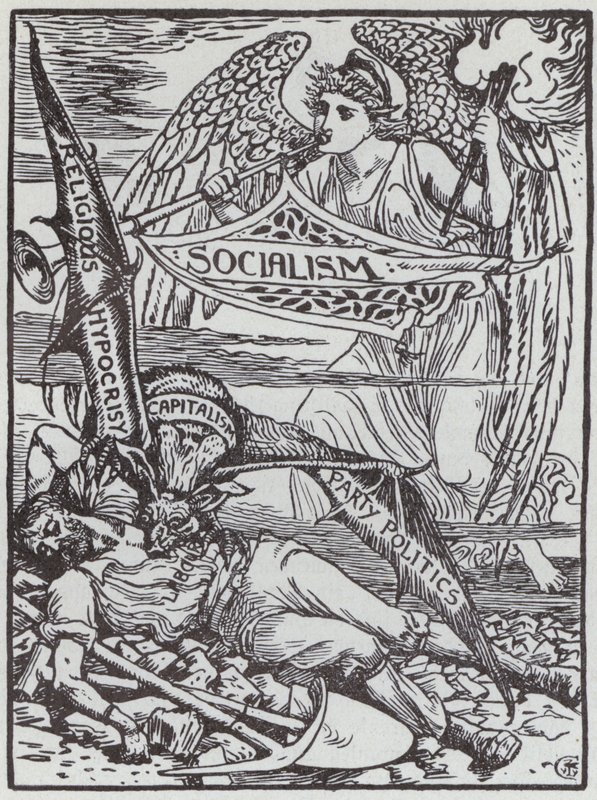 Le Vampire Capitaliste - Walter Crane