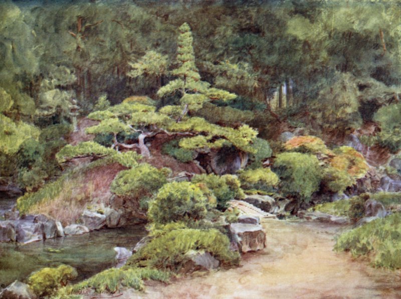 Jardin du temple bouddhiste, Kofu - Walter Frederick Roofe Tyndale