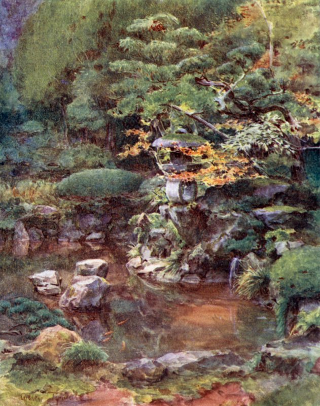 Jardin à Ashinoyu - Walter Frederick Roofe Tyndale