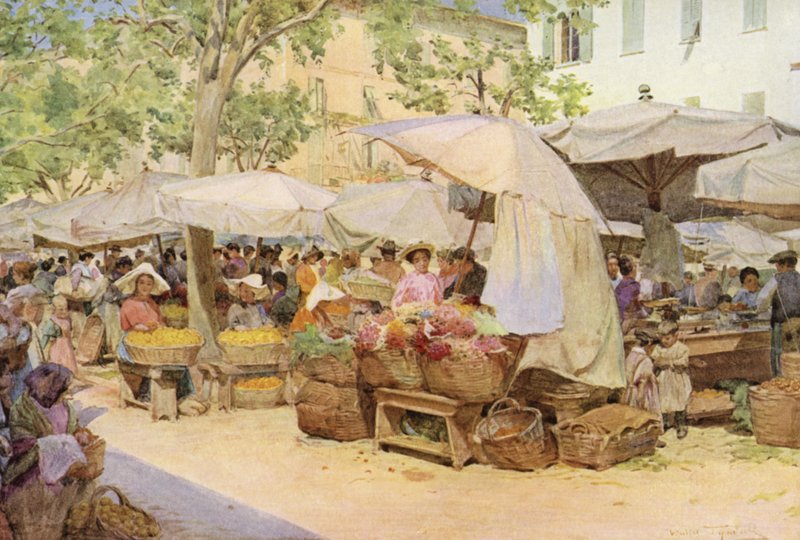 Marché, Nice, France - Walter Frederick Roofe Tyndale