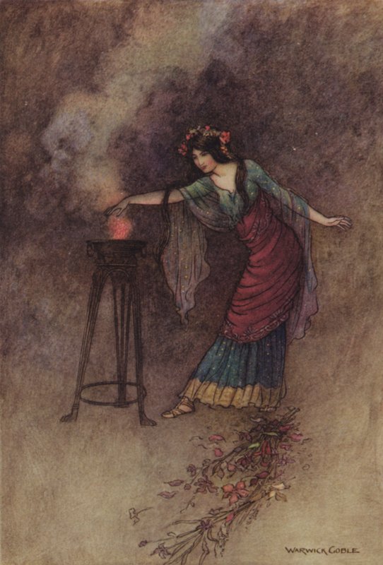 Geoffrey Chaucer, La Légende des bonnes femmes - Warwick Goble