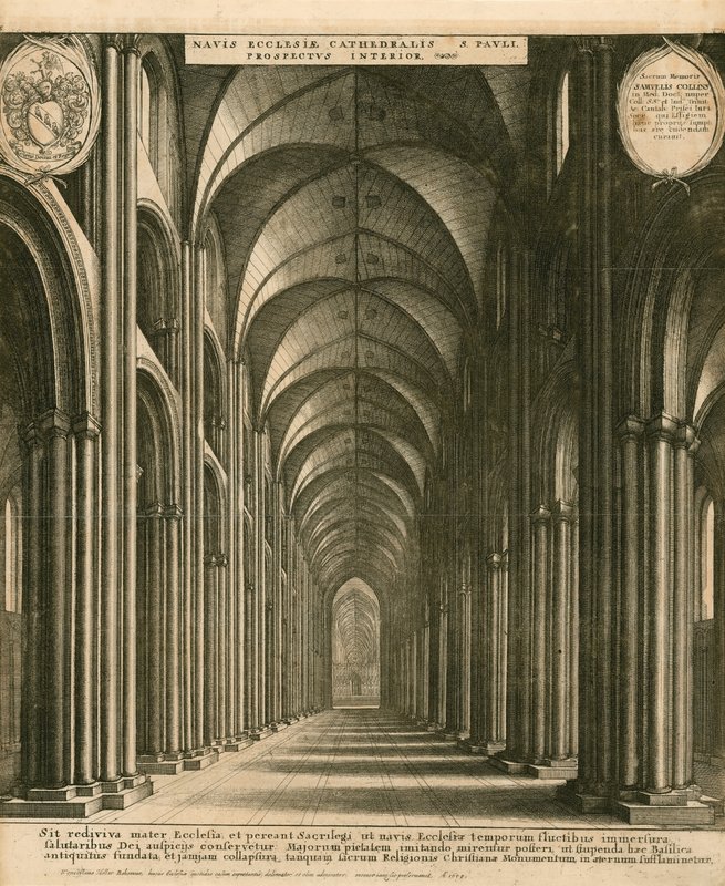 Cathédrale Saint-Paul, Londres - Wenceslaus Hollar