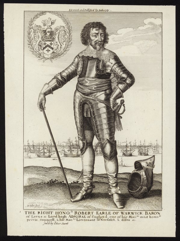 Le Très Honorable Robert Comte de Warwick - Wenceslaus Hollar