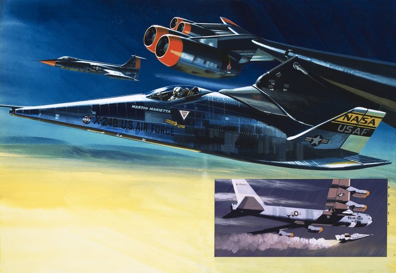 La navette Martin Marietta X-24B - Wilf (20th century) Hardy