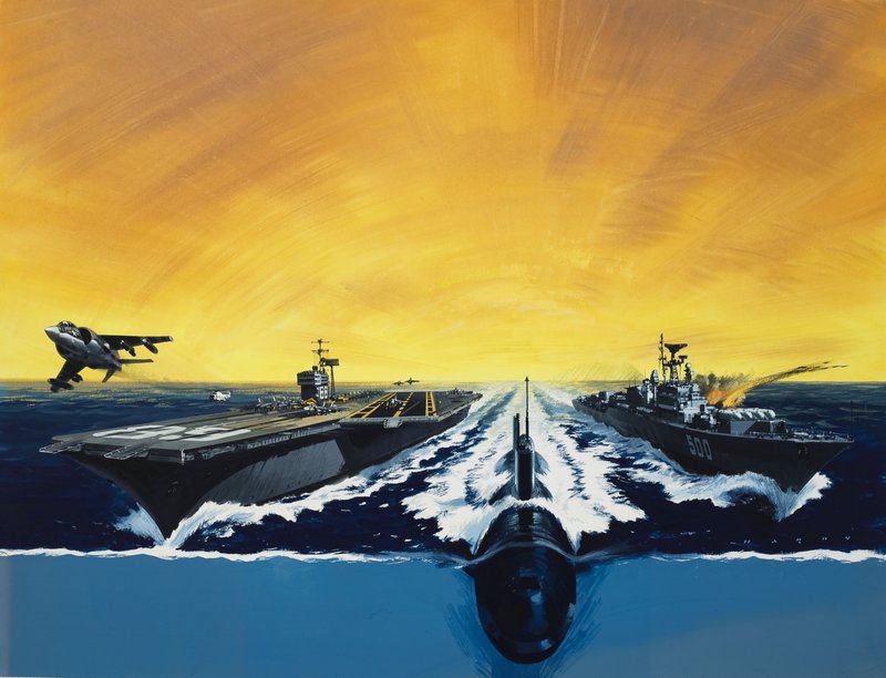 Navires de guerre et sous-marins - Wilf (20th century) Hardy