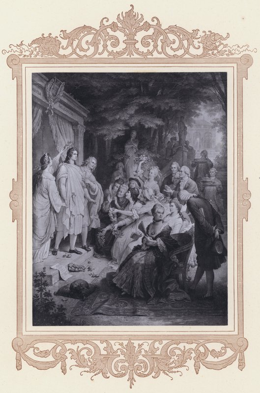 Goethe à Weimar - Wilhelm von (after) Kaulbach