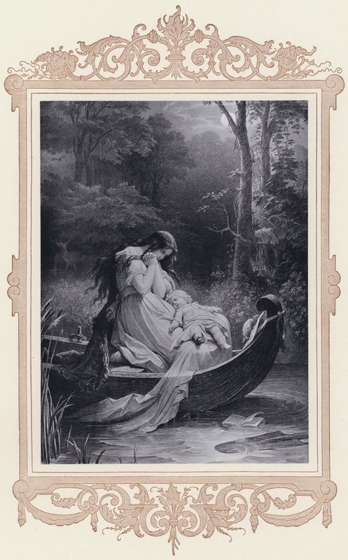 Ottilie, Affinités électives - Wilhelm von (after) Kaulbach
