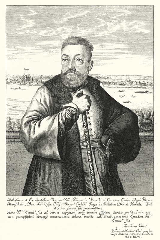 Adam Kazanowski, noble polono-lituanien (gravure) - Willem (c.1597 1660) Hondius