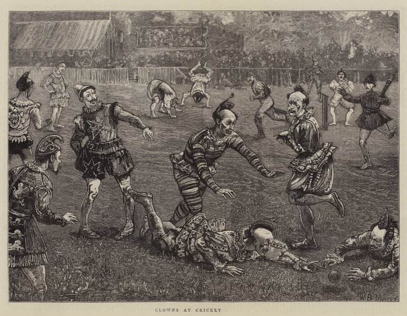 Clowns au cricket - William Bazett Murray