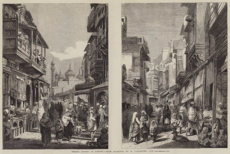 Scènes de rue à Lahore - William Carpenter
