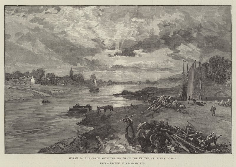 Govan, sur la Clyde, avec l