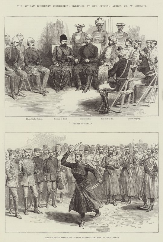 La Commission de la frontière afghane - William Crimea Simpson