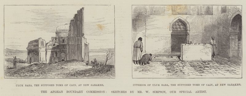 La Commission de la frontière afghane - William Crimea Simpson