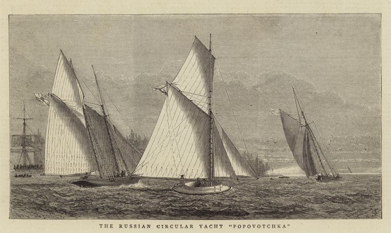Le yacht circulaire russe Popovotchka - William Edward Atkins