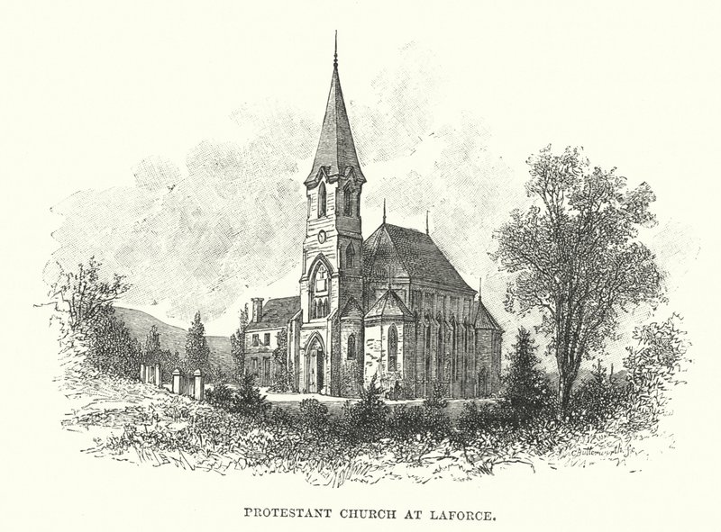 Église Protestante à Laforce - William Henry James after Boot