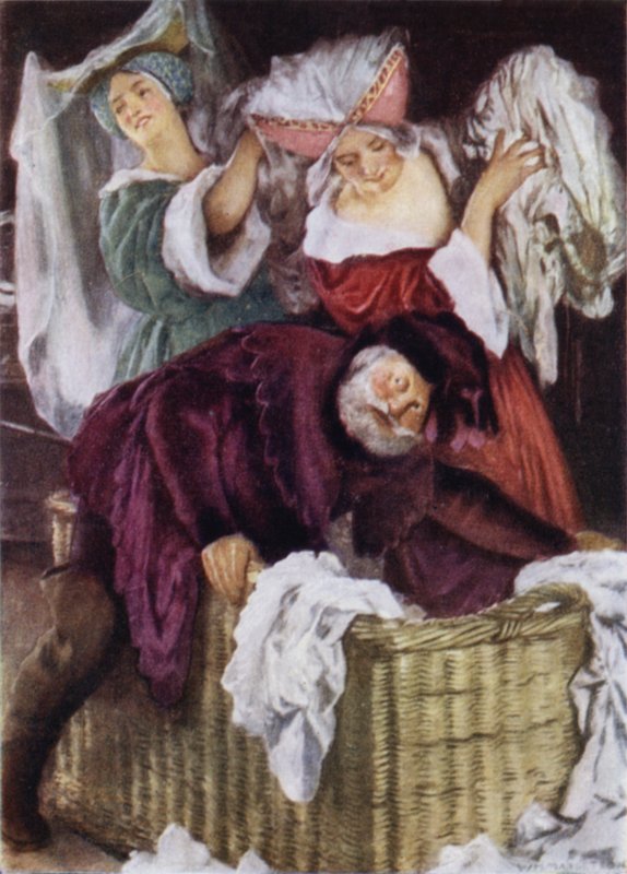 Les Joyeuses Commères de Windsor - William Henry Margetson