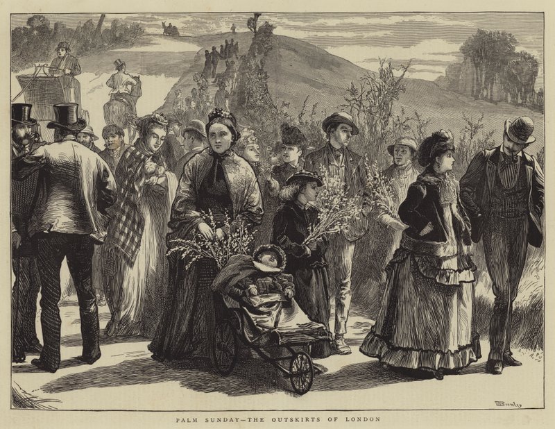 Dimanche des Rameaux, les faubourgs de Londres - William III Bromley