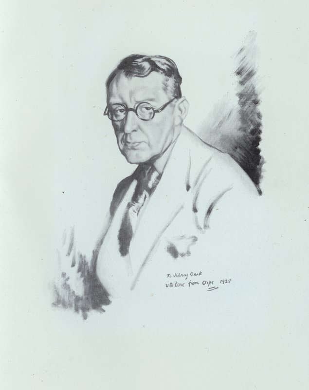 Sidney Dark, écrivain anglais, 1925 - William Orpen