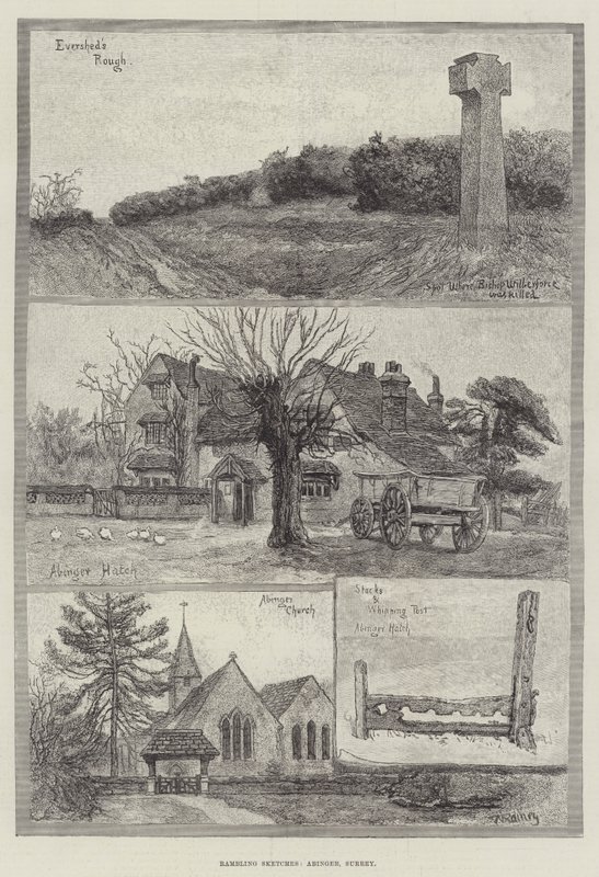 Croquis vagabonds, Abinger, Surrey - William Rainey