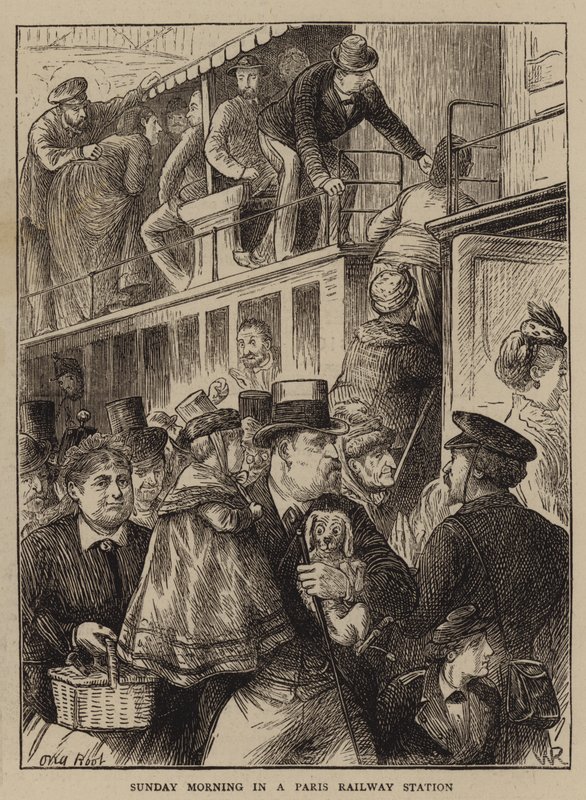 Images de la vie et du caractère à Paris par un artiste anglais, V - William Ralston