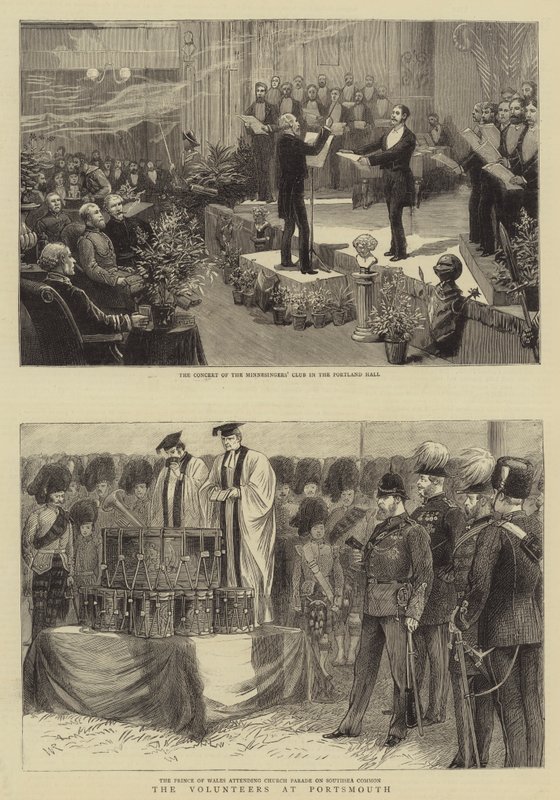 Les volontaires à Portsmouth - William Ralston