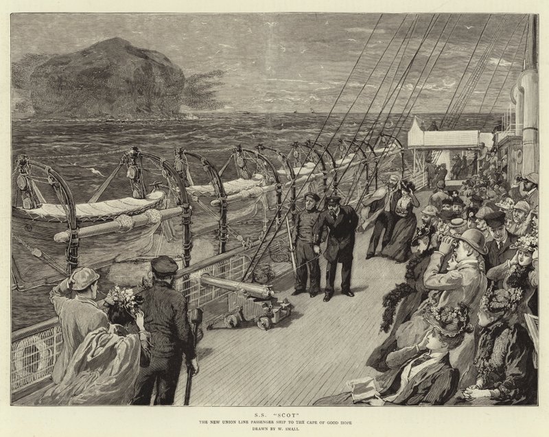 SS Scot, le Nouveau Paquebot de la Union Line vers le Cap de Bonne-Espérance - William Small