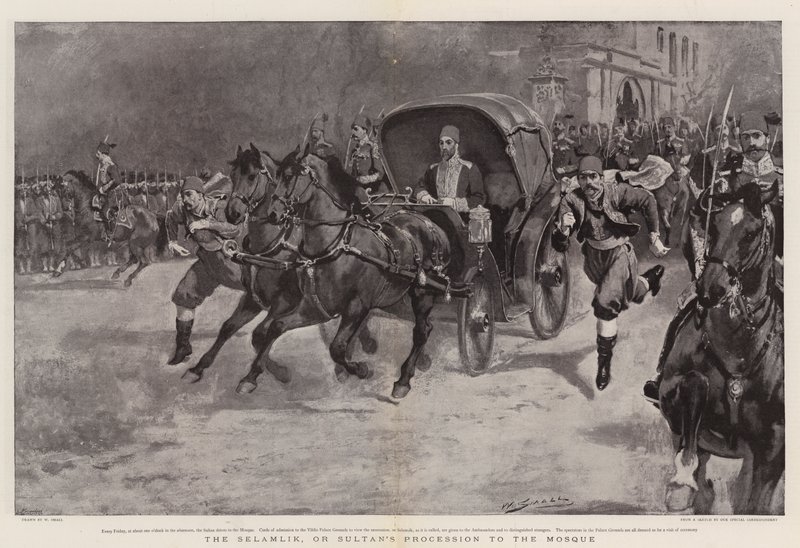 Le Selamlik, ou procession du sultan vers la mosquée - William Small