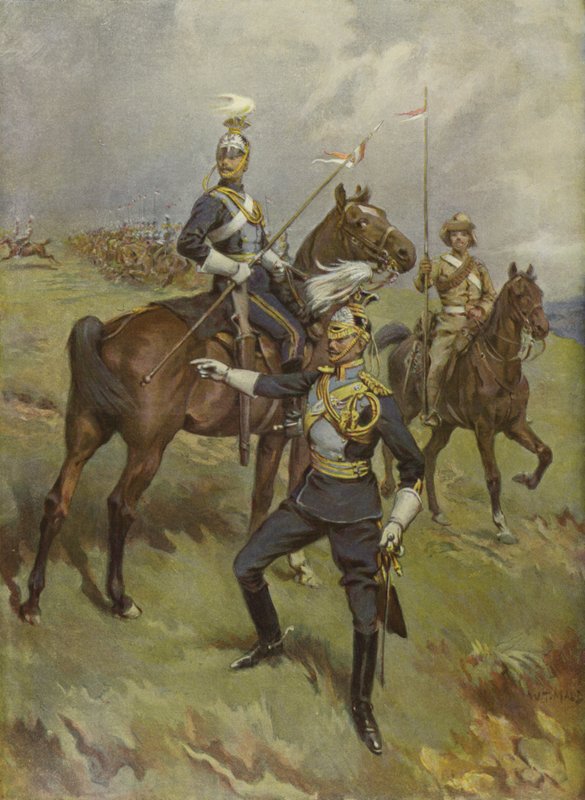 Soldats britanniques des 21e Lancers (Impératrice des Indes) - William T. Maud