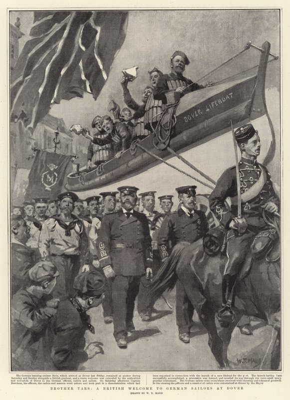Frères marins, un accueil britannique aux marins allemands à Douvres - William T. Maud