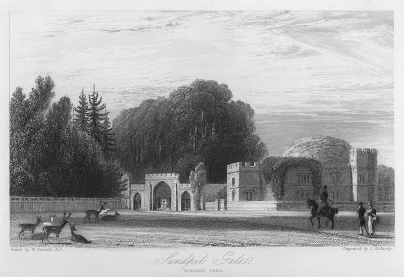 Sandpit Gate, parc de Windsor - William (after) Daniell
