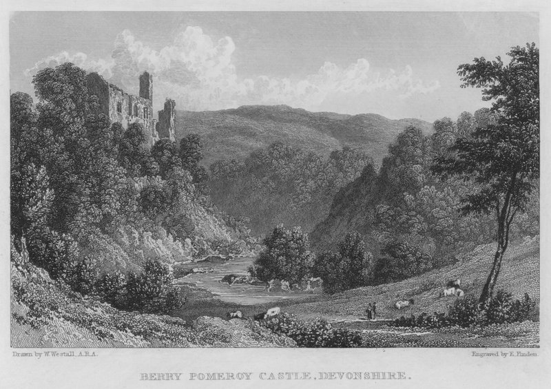 Château de Berry Pomeroy, Devonshire - William (after) Westall