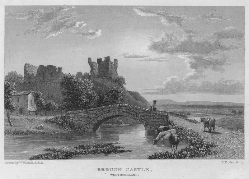 Château de Brough, Westmoreland - William (after) Westall
