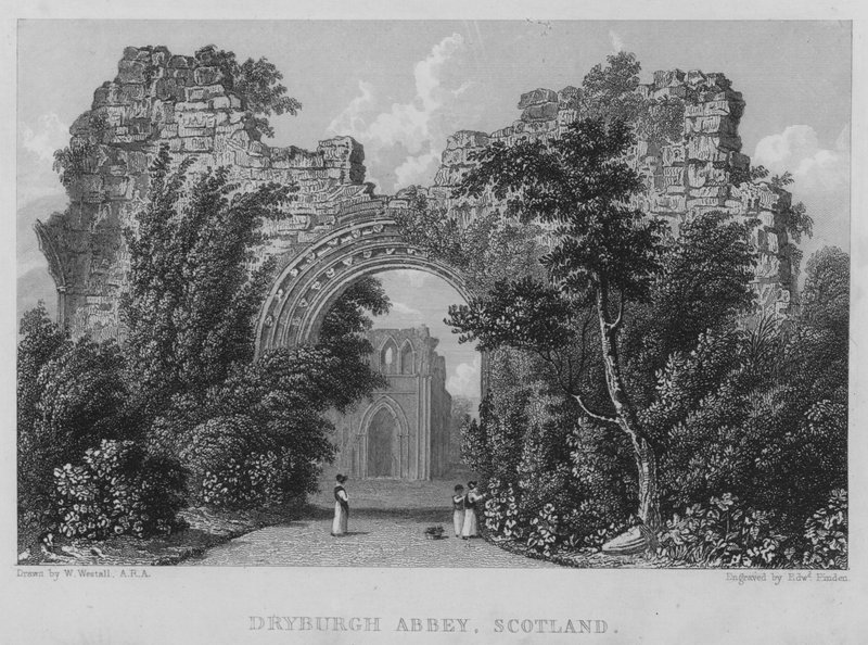 Abbaye de Dryburgh, Écosse - William (after) Westall