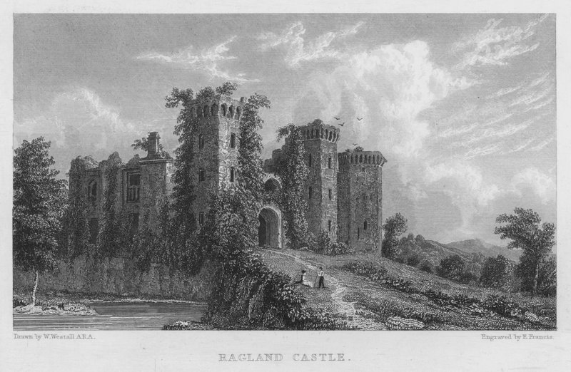 Château de Raglan - William (after) Westall